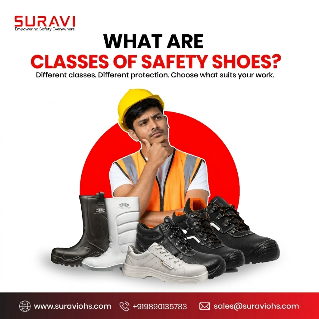 “Types of industrial safety shoes SB S1 S2 S3 S4 S5 with steel toe, anti-slip and protective footwear for workers”